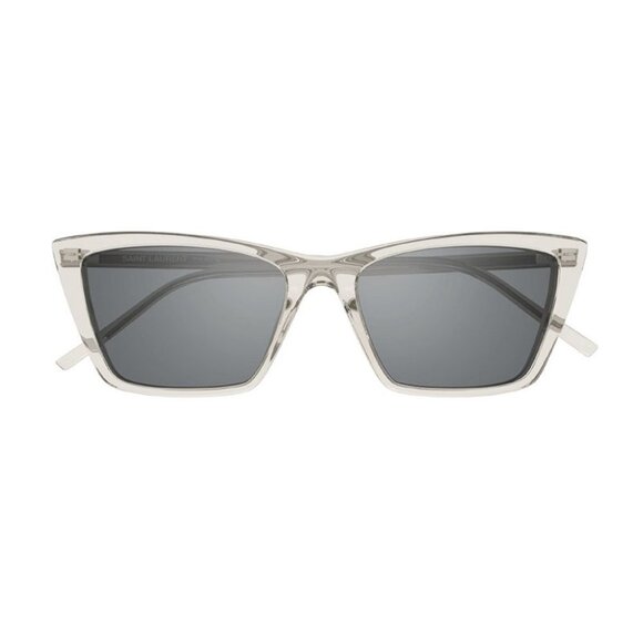 NEW SL737 MICA THIN 004 SAINT LAURENT SUNGLASSES WOMEN BEIGE SQUARE EYEWEAR main image 4